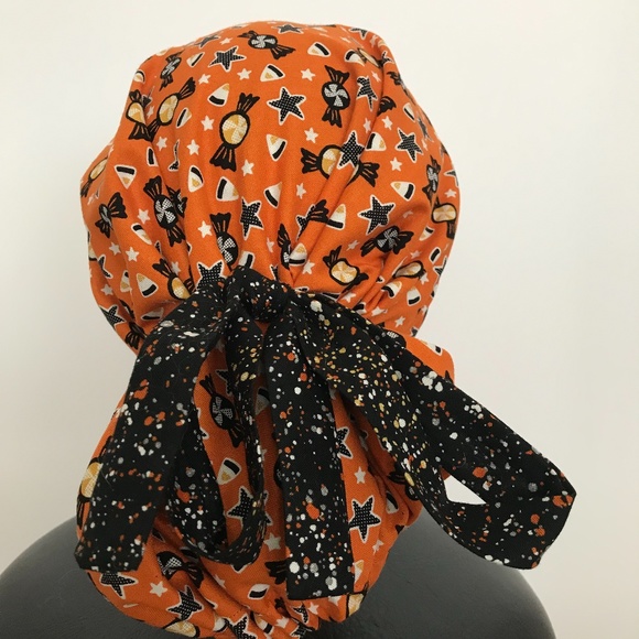 Scrub CAP/HAT *Reversible *Long Ties *Halloween - Picture 6 of 16